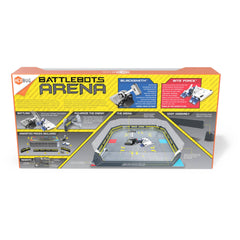 HEX BOTS Interlocking floor tiles form a stable, immersive fight space.