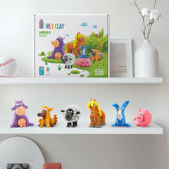 HEY CLAY Comic Cow figure for humorous play and storytelling.