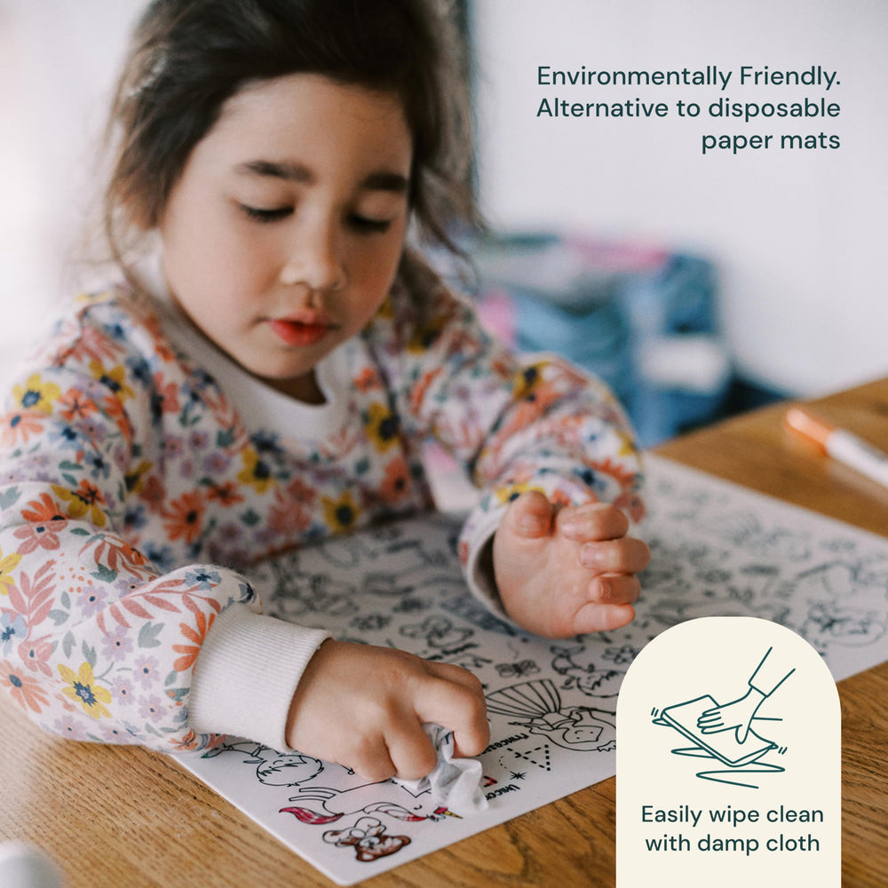 Great for home learning or on-the-go play without mess.