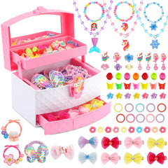 HEYDUOTON jewelry box with mirror for organized accessories