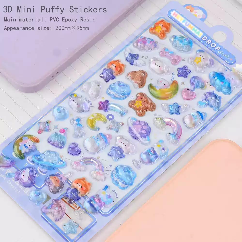 HEYFUMMAI 3D Puffy Stickers add festive decor for gifts and crafts