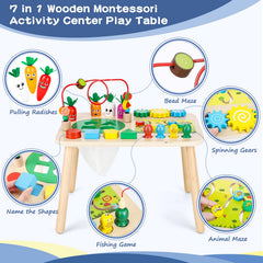 HEYLANDU Activity Table shape matching sharpens cognitive recall through hands-on play.