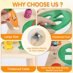 HEYLANDU activity table bead maze supports hand eye coordination and sensory exploration
