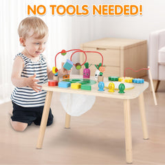 HEYLANDU activity table shape sorter boosts cognitive sorting and precise hand movements