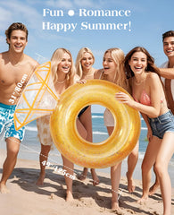 HeySplash Diamond Ring Pool Float 49x35 inches; supports up to 265 lbs
