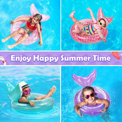 HeySplash double leak-proof valve keeps the mermaid-tail swim ring secure and easy to inflate.