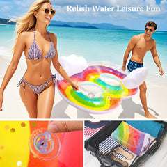 HeySplash inflation valves enable quick setup and easy deflation.