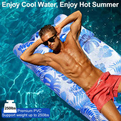 HeySplash pool lounger backrest adjustable for personalized comfort.
