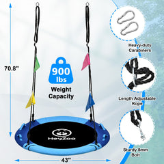 HeyZoo adjustable hanging straps enable quick setup