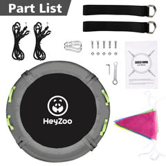 HeyZoo decorative flags add fun and high visibility for outdoor play