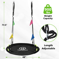 HeyZoo stainless steel carabiners provide reliable attachment for quick setup.