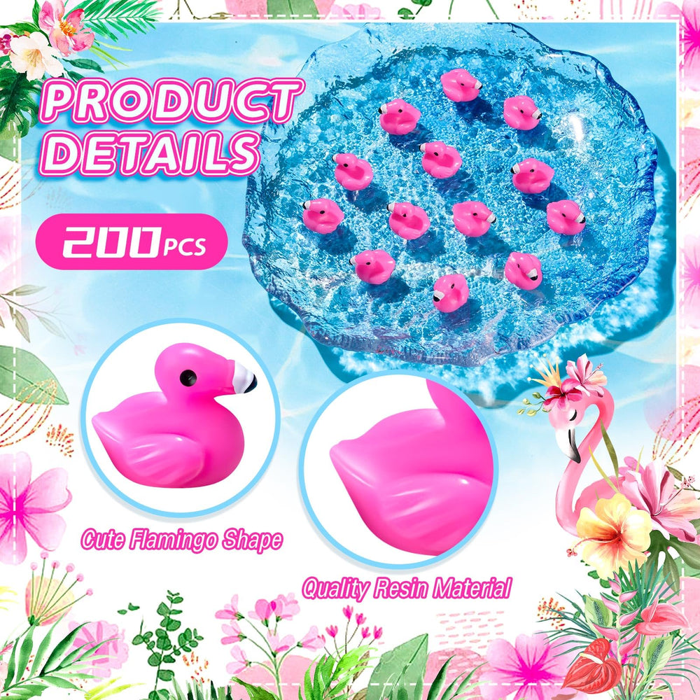 HFAYDZSW resin flamingos for aquarium landscapes with waterproof, fade-resistant finish.