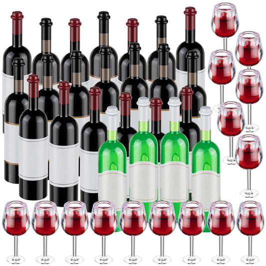HFAYDZSW mini wine bottles collection adds realistic detail to your dollhouse display