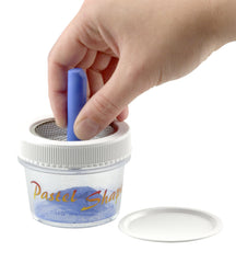HG Art Concepts funnel-shaped screen for precise pastel powder control.