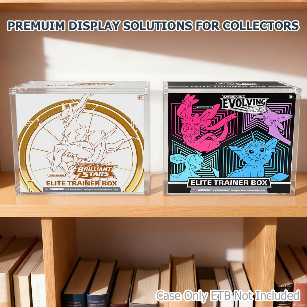 HgiVroskelia ETB acrylic case allows 360-degree viewing while guarding against touch.