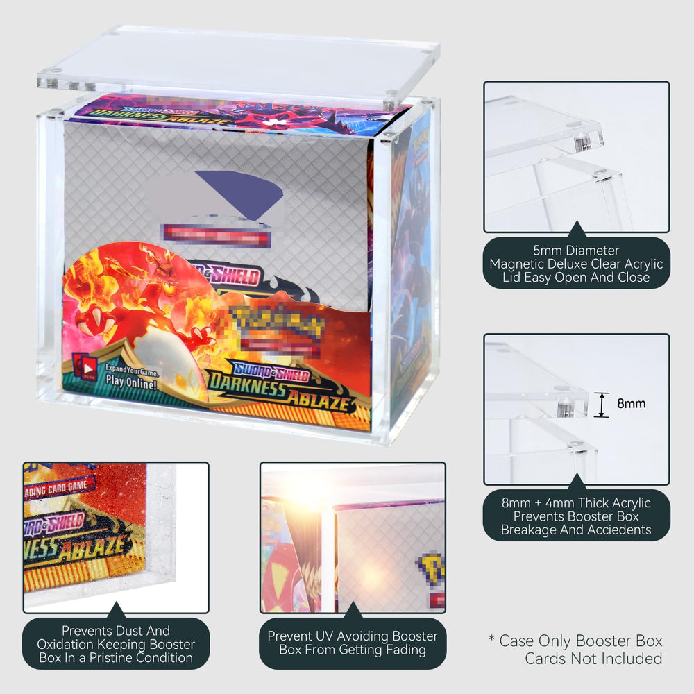 HgiVroskelia case with UV protection and dust prevention for booster boxes.