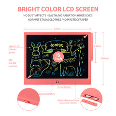HHN lock and erase button in action keeps kids' drawings safe and easily cleared.