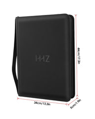 HHZ 16-Pocket Card Binder universal compatibility accepts sleeved or unsleeved cards
