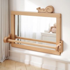 HI BABY MONMENT montessori mirror supports early self-recognition during safe play.