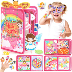 Hiber Sea 22-in-1 Busy Book cover: portable, mess-free learning companion for toddlers.
