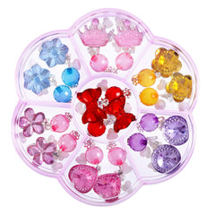 Hicarer crystal clip-on earrings offer multiple styles for easy outfit matching.