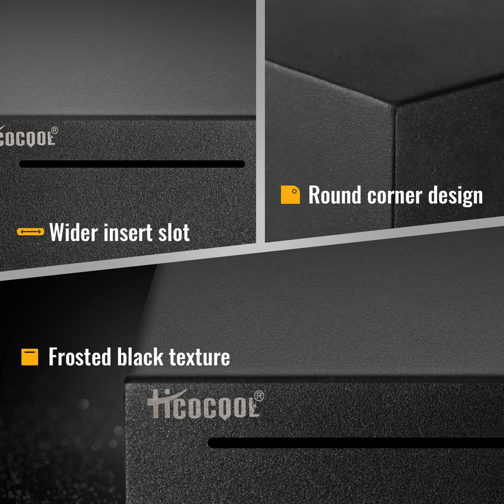 hicocool piggy bank six-sided sealed design protects your cash
