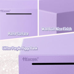 Hicocool unbreakable stainless steel bank protects cash over time.