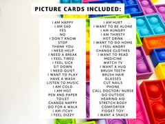Hidaya Prints 60 picture words enable clear, simple requests and expressions.