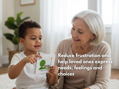 Hidaya Prints suitable for autism, speech delay, and toddlers learning to communicate.