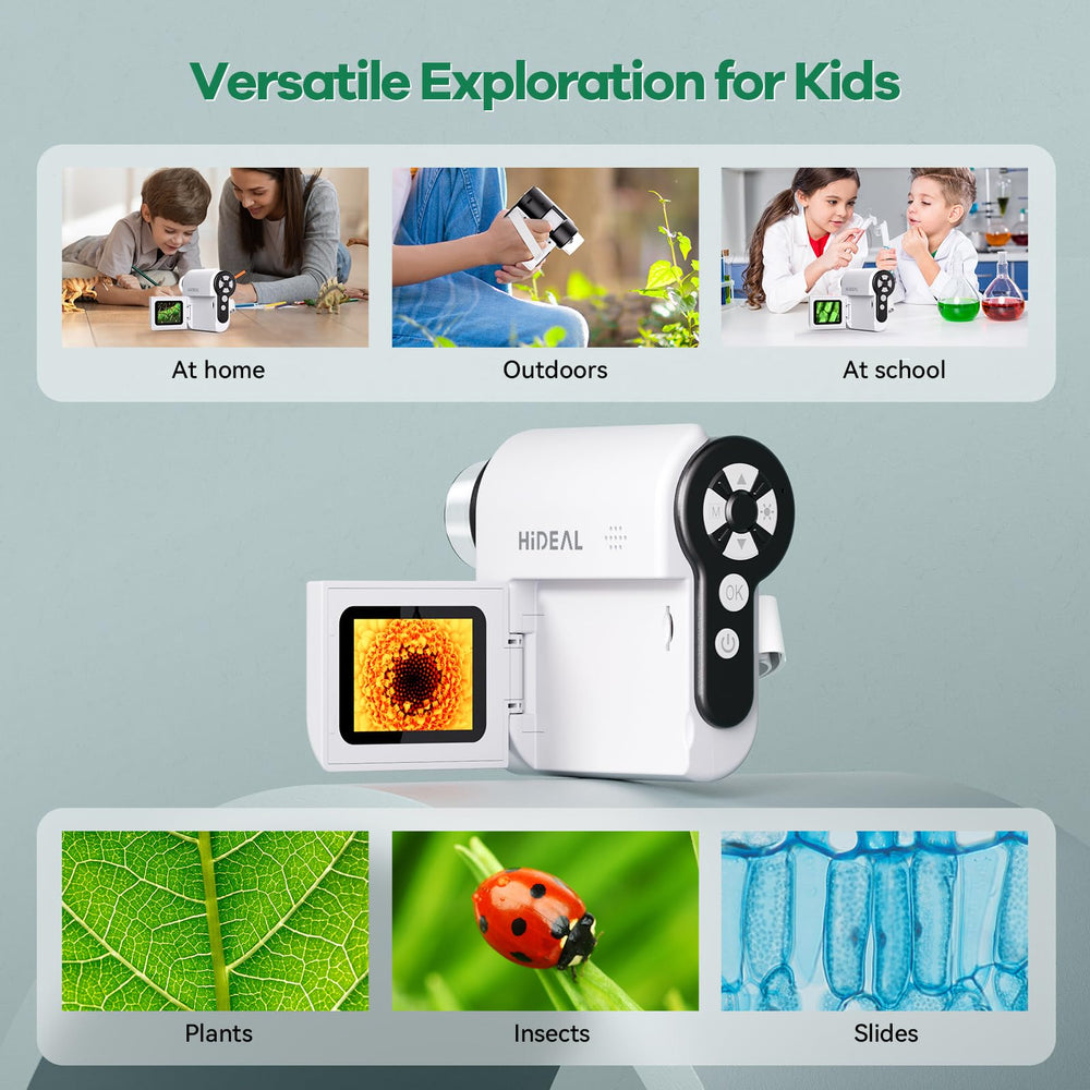 HP20 magnification ranges 100x to 1000x for detail