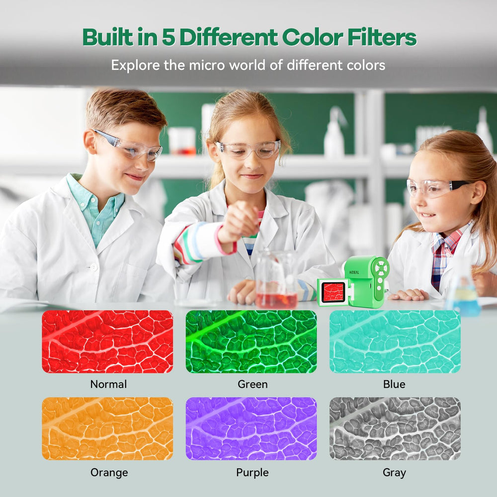 Hideal HP20 magnification range from 100X to 1000X for tiny structures.