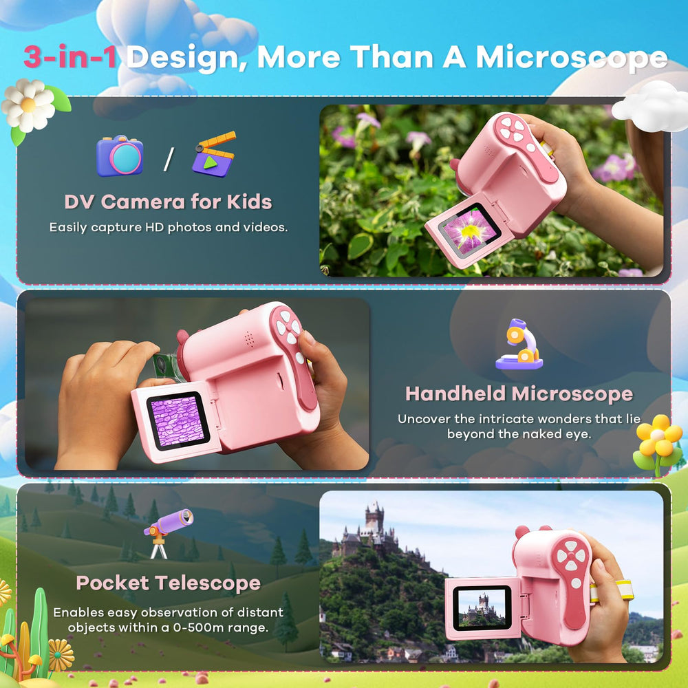 Hideal HP60 3-in-1 explorer captures close-ups and distant views
