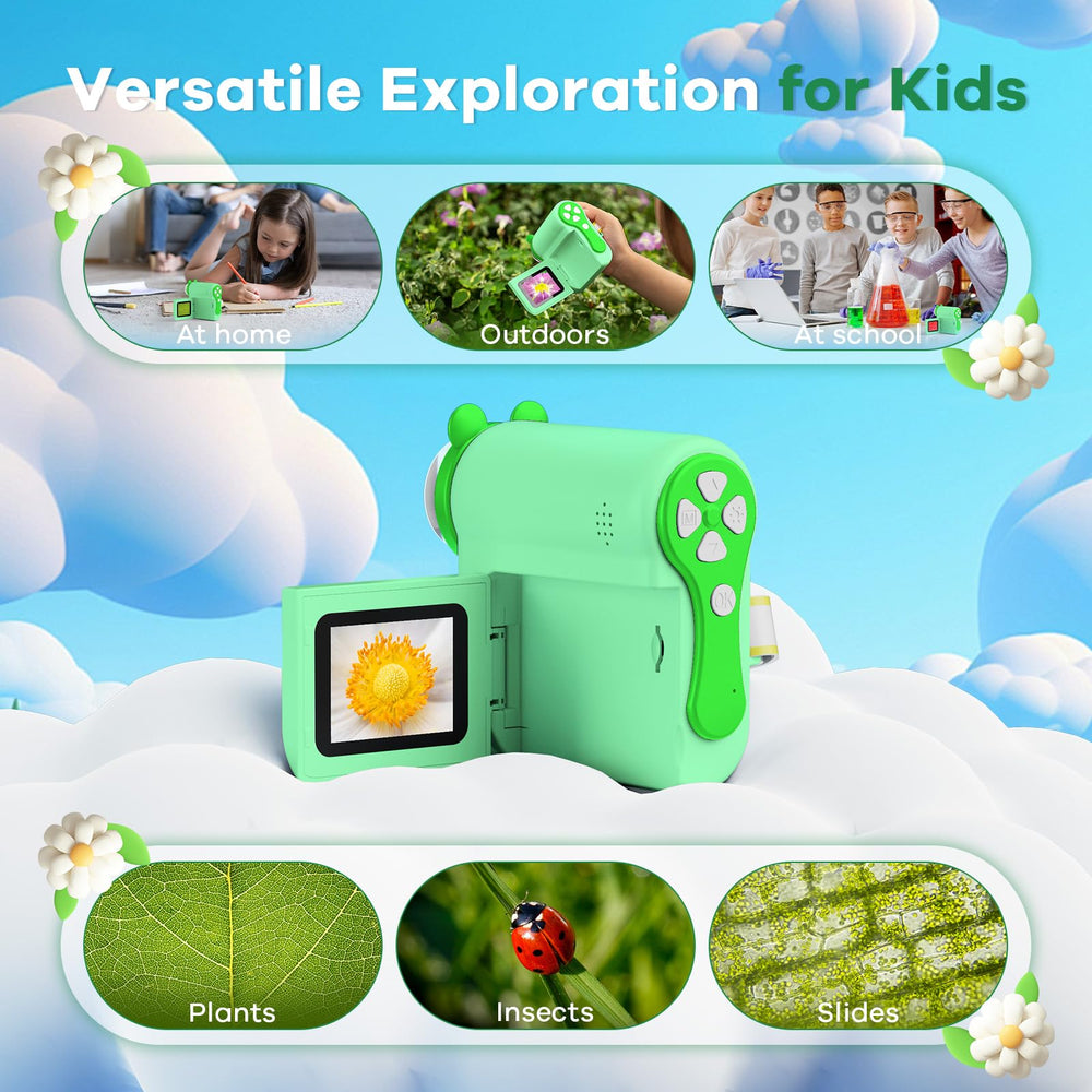 Hideal HP60 pocket microscope for home outdoors classroom.