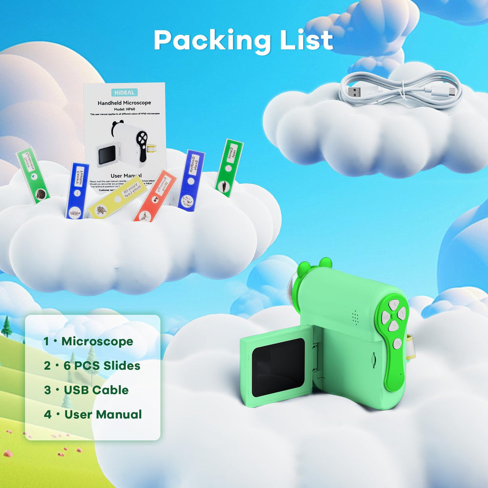 Hideal HP60 portable rechargeable design lets discoveries roam.