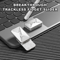 HIDEDC Breakthrough Fidget Slider side grip highlights ergonomic shape for one-handed use.