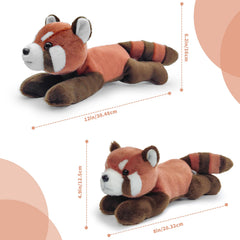 Hideekoog 12-inch wolf lying-down plush for comforting play