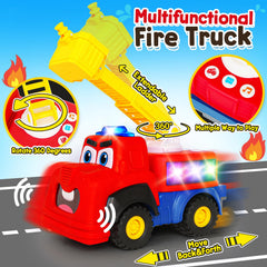 Hieoby fire truck mouth-sync feature makes dialogue feel lifelike.