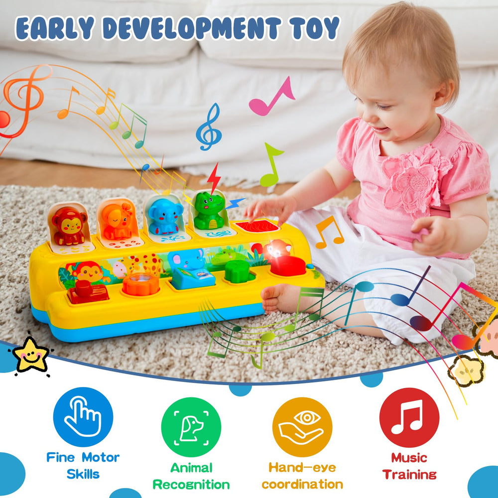 Hieoby non-toxic ABS materials ensure safe, durable toddler play.