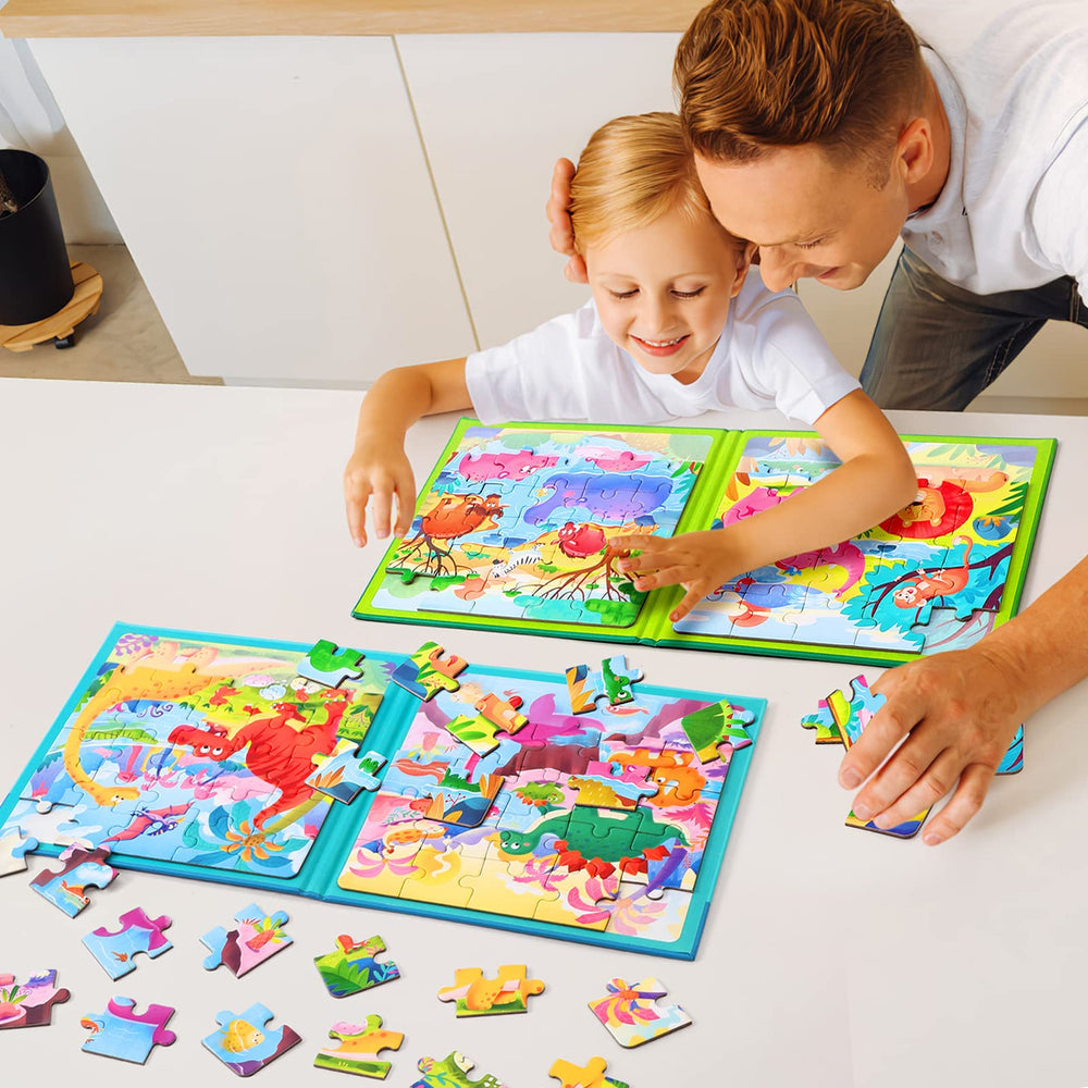 Hieoby smooth-edges puzzle books ensure safe play and durability.