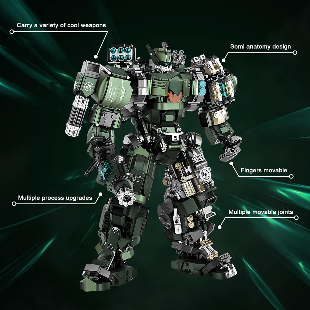 HIGH GODO mech joints offer varied poses for lifelike stances