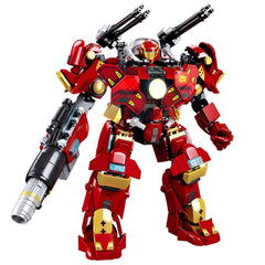 HIGH GODO mech robot building set with 588 pieces for a rewarding build and display.
