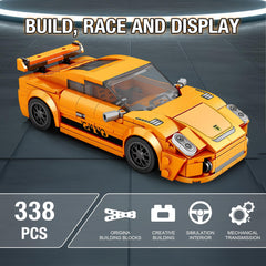 HIGH GODO Speed Racing Cars building set showing 338 pieces for immersive assembly