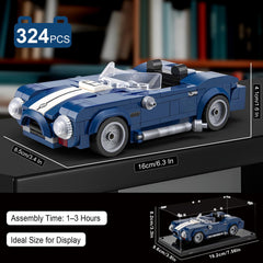 HIGH GODO vintage racing car model kit ideal for stylish home or office decor.