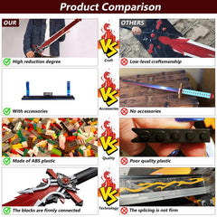 HIGH GODO Wolf Gravestone Sword stand showcases your collection elegantly.