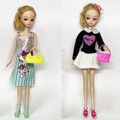 HighFun doll handbags collection for 11.5-inch dolls, versatile outfits.