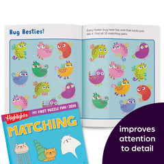Highlights for Children My First Puzzle Fun 2026 spot the differences page for attention to detail