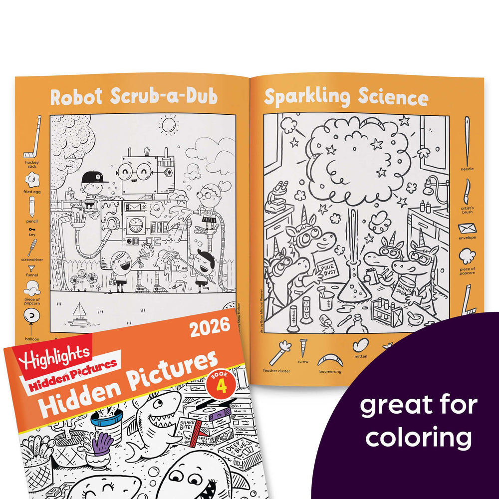 Highlights Hidden Pictures 2026 seek-find-page image enables versatile, travel-friendly play.