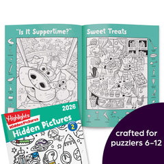 Highlights Hidden Pictures 2026 puzzle-scene-2 image, spot detail and spark critical thinking.