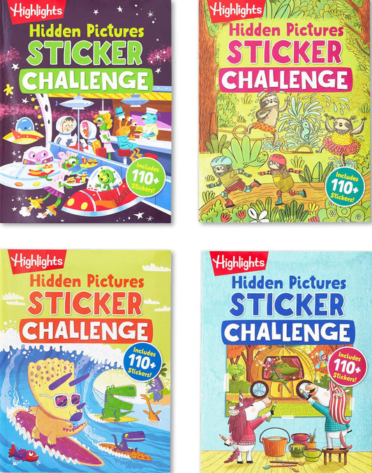 Highlights for Children cover image inviting sticker-seek activity for curious kids.