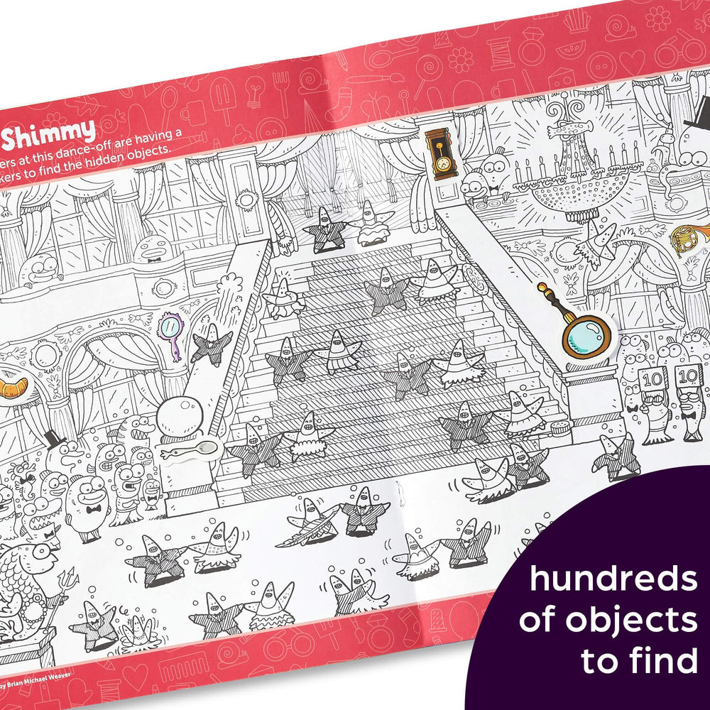 Highlights for Children puzzle-scene page trains visual search and attention to detail.